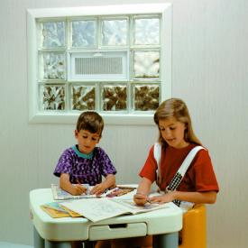 Ground level windows are an easy target for a break-in. Glass block basement windows are the Beautiful Barrier.